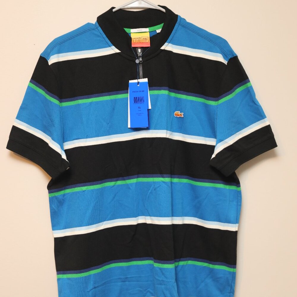 Lacoste Live Quarter Zip Unisex Shirt, Size XL